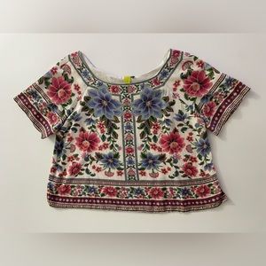 Farm Rio cropped top medium size